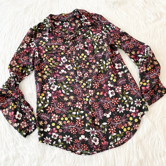 gnw Tops - GNW Floral Button Down Blouse